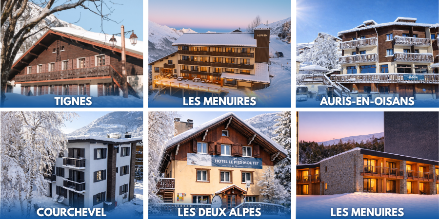 Ski bestemmingen en accommodaties in de Franse Alpen