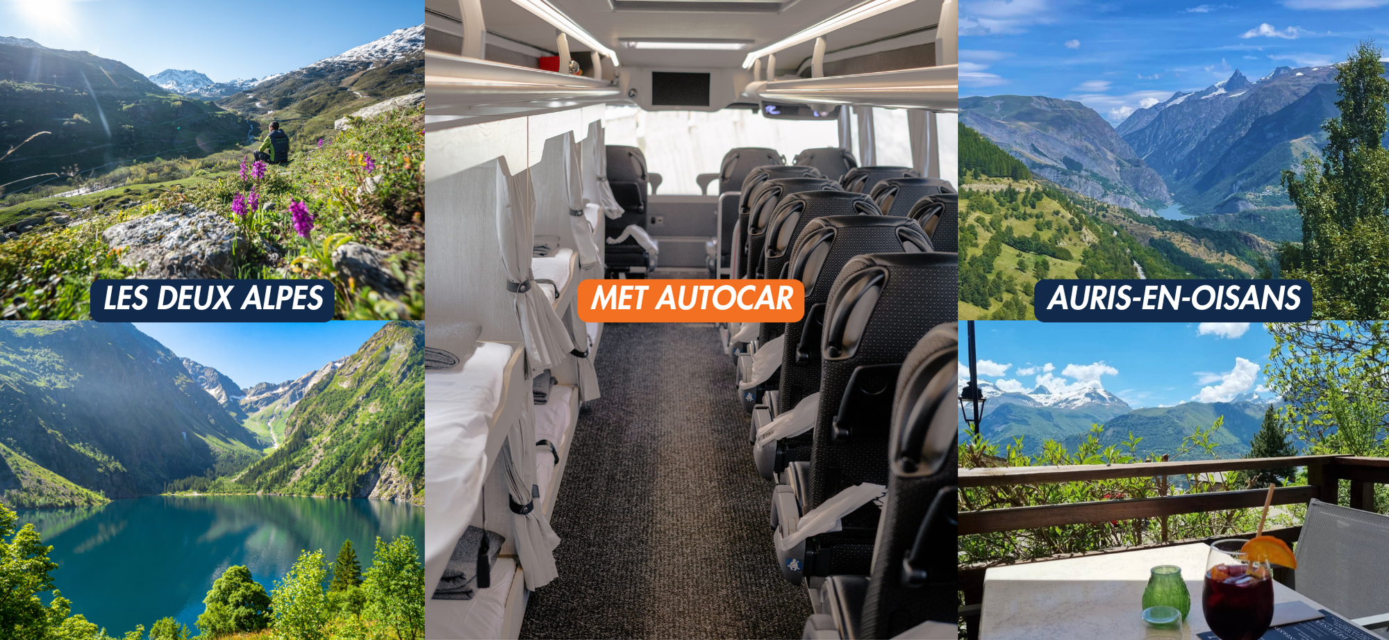 zomerreis franse alpen met autocar